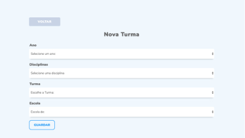 Criar Turmas | Escola Magica